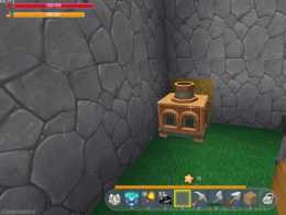 迷你世界：1.0版本冒險模式6，黃銅創造錘製作完成，要做鐵爐