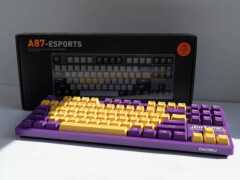 達爾優A87紫金王朝鍵盤來了
