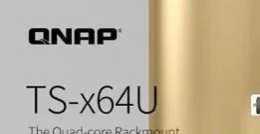 QNAP釋出TS-x64U四核心機架式NAS