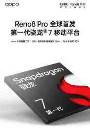 新驍龍7處理器表現究竟如何？看首發機型Reno8 Pro的使用者評價就行