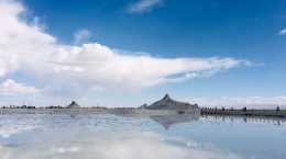 “天空之鏡”—茶卡鹽湖，人湖融合一體
