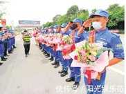 6天共轉移群眾578人！馳援河南救援隊伍返回桂林