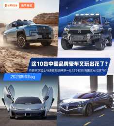 2023新車flag：這10臺中國品牌豪車又玩出花了？