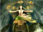 華夏上古神話三大女神排行榜，第一位創世女神，第二位九天娘娘