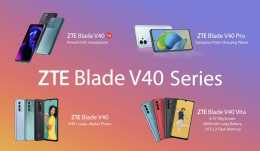 中興釋出四款 Blade V40 系列手機：5100 mAh 電池 + 65W 快充