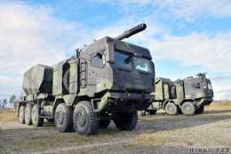 萊茵金屬155mm新型卡車炮 採用最新HX3軍卡底盤 炮塔引數保密