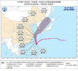 “軒嵐諾”或將再加強為超強颱風級 浙江風力強勁局地有大暴雨