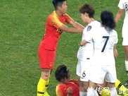 不只男足髒! 中韓女足比賽爆發20人衝突, 韓國球員兩次隱蔽性踢人