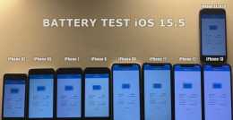 9款iPhone測試iOS15.5續航：iPhone12更耗電